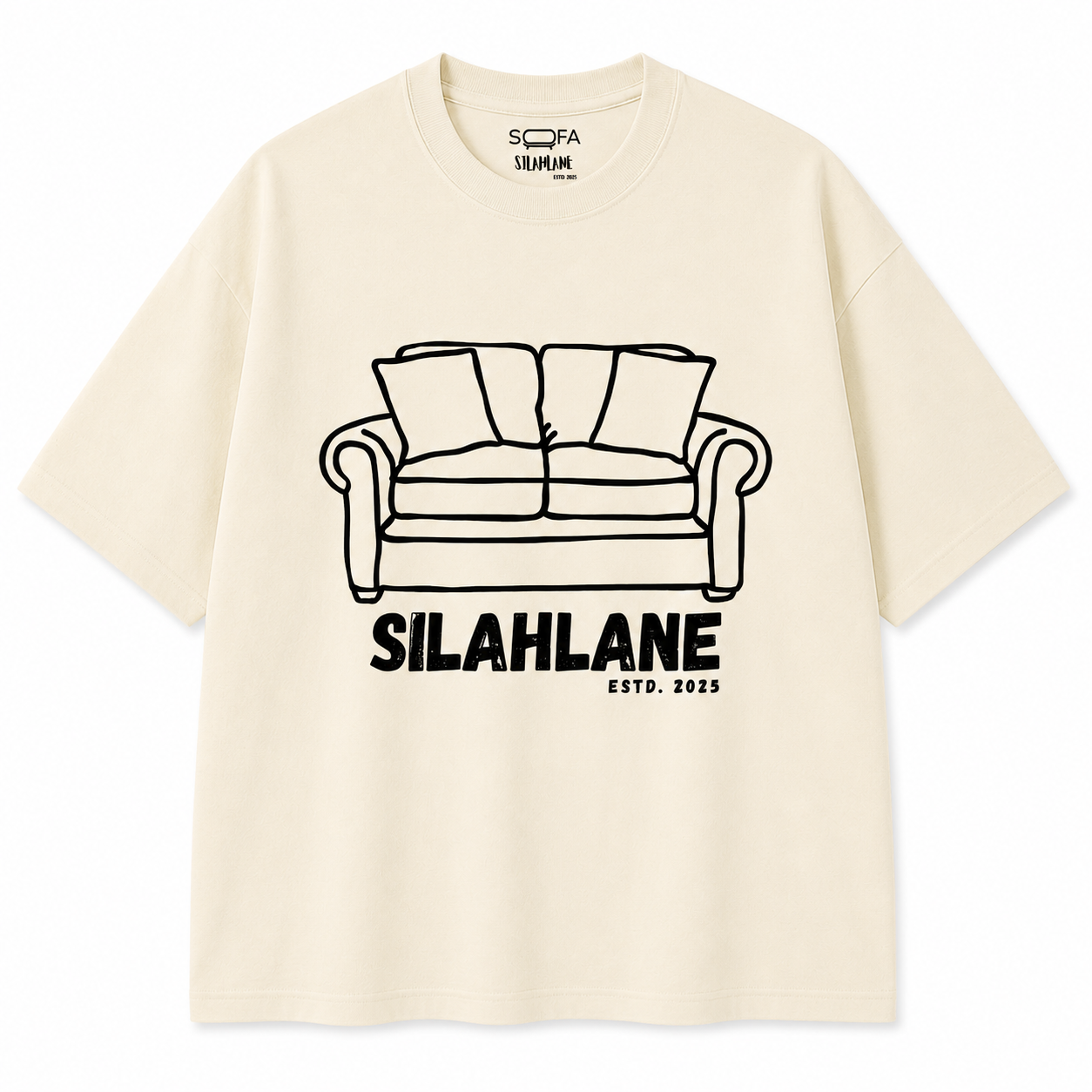 Oversize Sofa Silahlane T-shirt