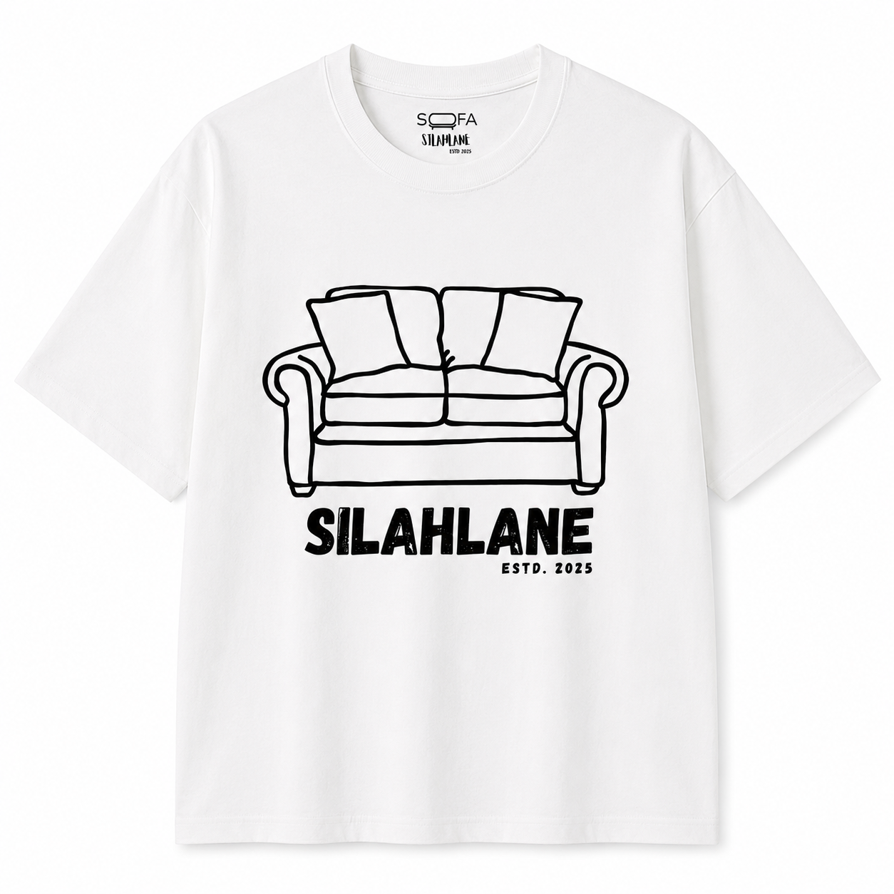 Oversize Sofa Silahlane T-shirt