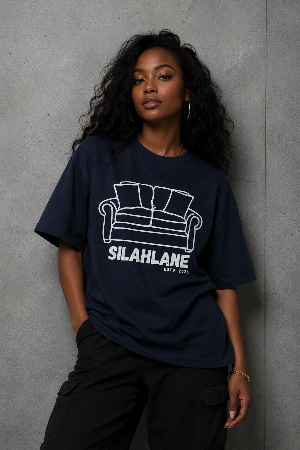 Oversize Sofa Silahlane T-shirt