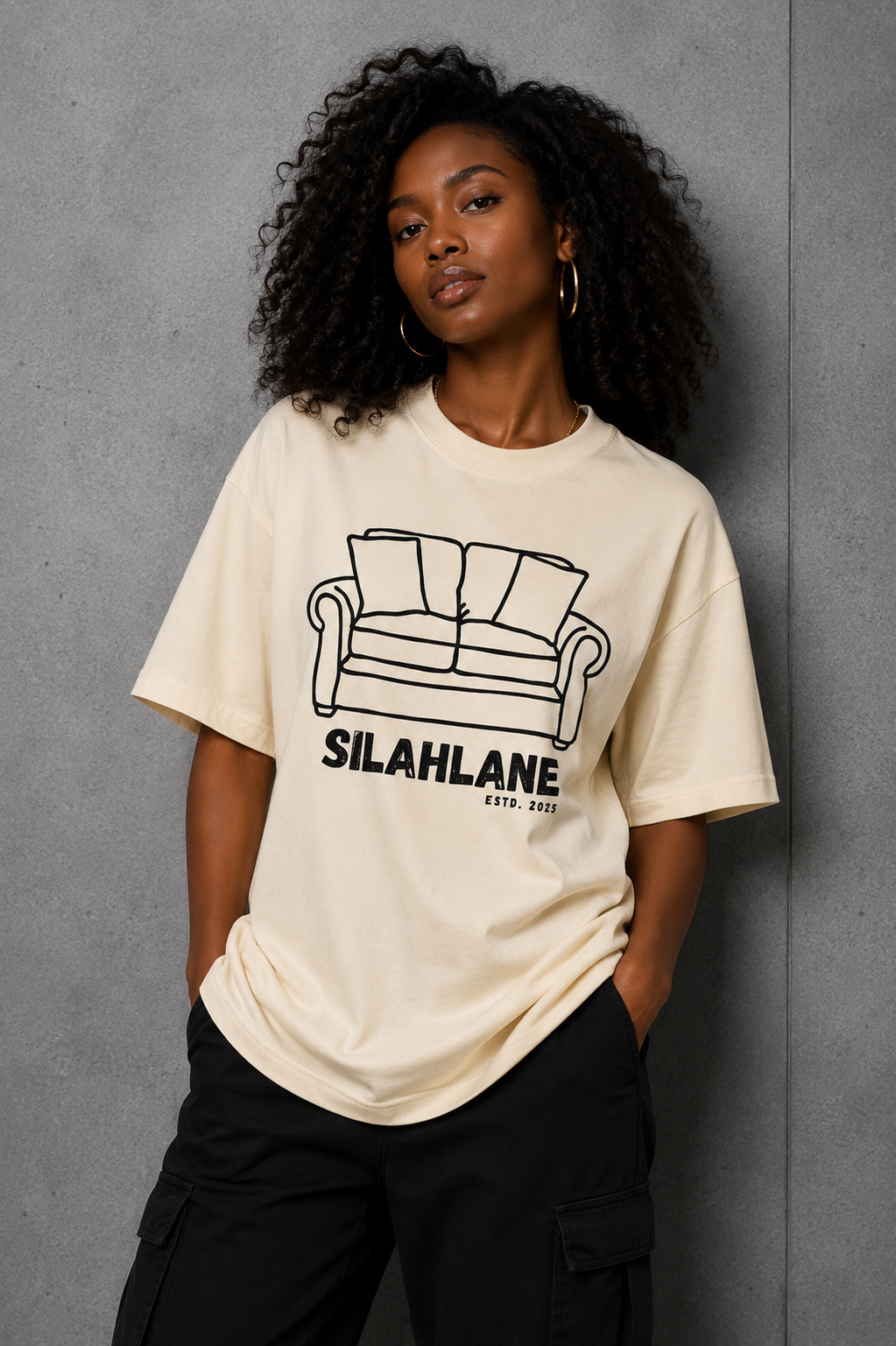 Oversize Sofa Silahlane T-shirt