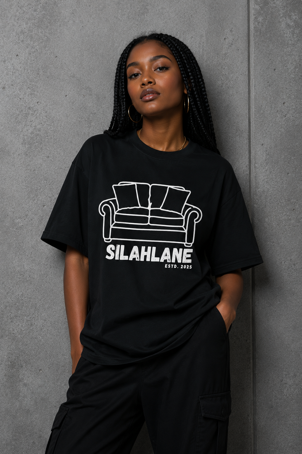 Oversize Sofa Silahlane T-shirt