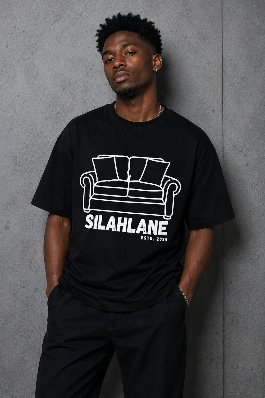 Oversize Sofa Silahlane T-shirt